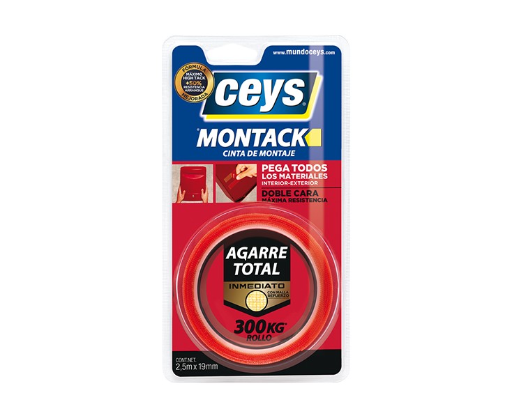 CINTA MONTAJE MONTACK EXPRESS CINTA 2,5x19MM CEYS 