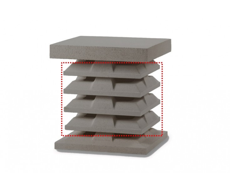 VACUUM RING 46x46 GREY