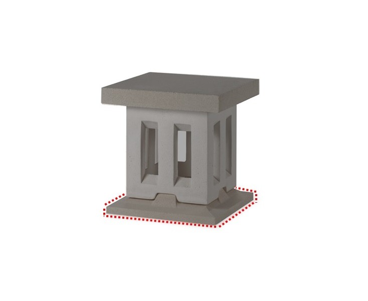  35.5x35.5 VACUUM BASE GRAY