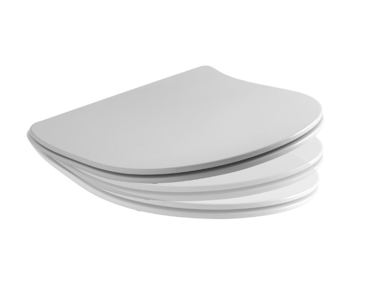 SEAT WC FLO SLIM WHITE  
