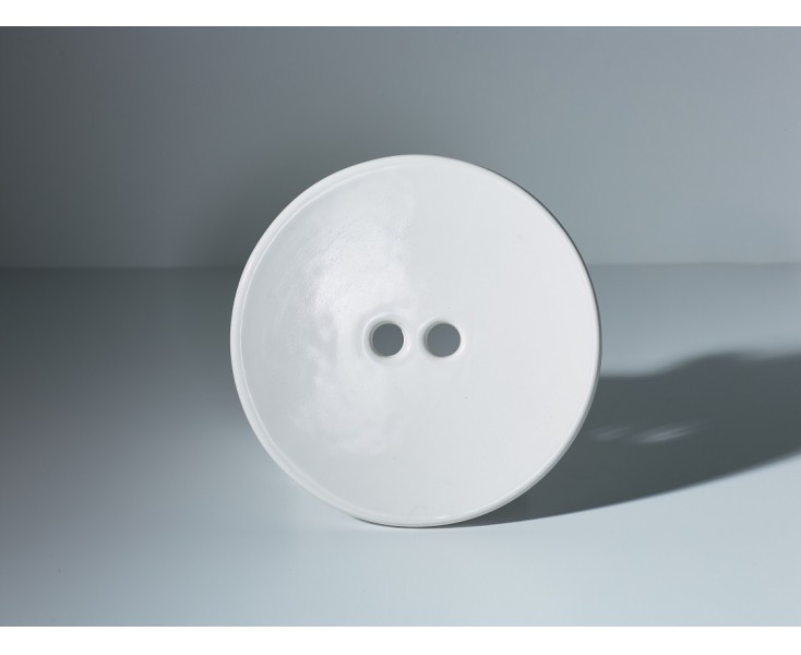 CERAMIC PLATE DECO BLANCO P / DRAIN