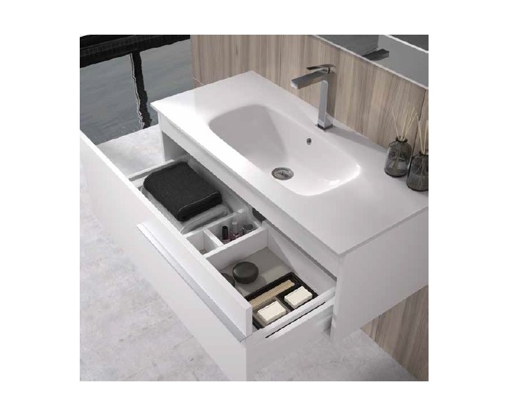 ARQUITEC ECGB ENCIMERA LAV. CENTR.80 COMPACGLOSS BL.