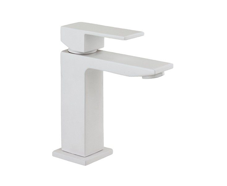 MONOMANDO CUBIC LAVABO BLANCO MATE   Enviar comentarios