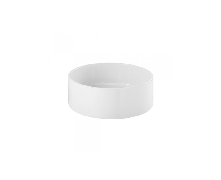 LAVABO ROUND S/ENCIMERA 40Ø S/ORIFICIO BLANCO