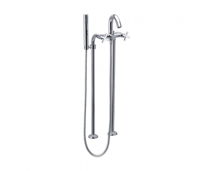 BIMANDO RS-CROSS BAÑO/DUCHA C/COLUMNAS 800mm CROMO C/KIT