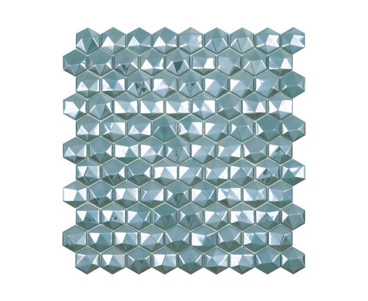 VIDREPUR GRESITE 370 / D DIAMOND TURQUESA HEX 35x35  
