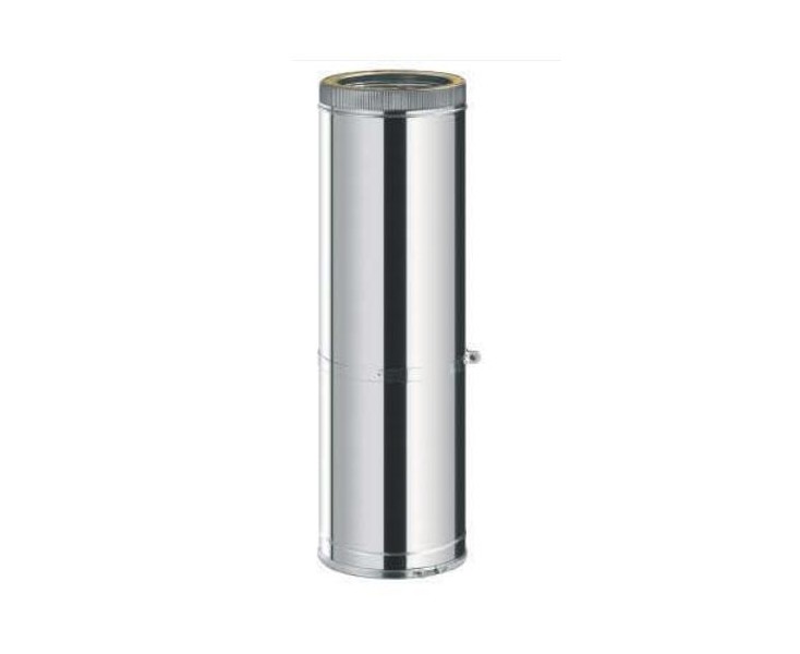 TUBO INOX. DOBLE CAMARA 100x17.5