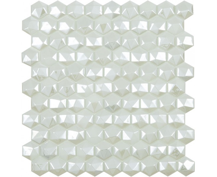 VIDREPUR GRESITE 350 / D DIAMOND WHITE HEX 35x35  