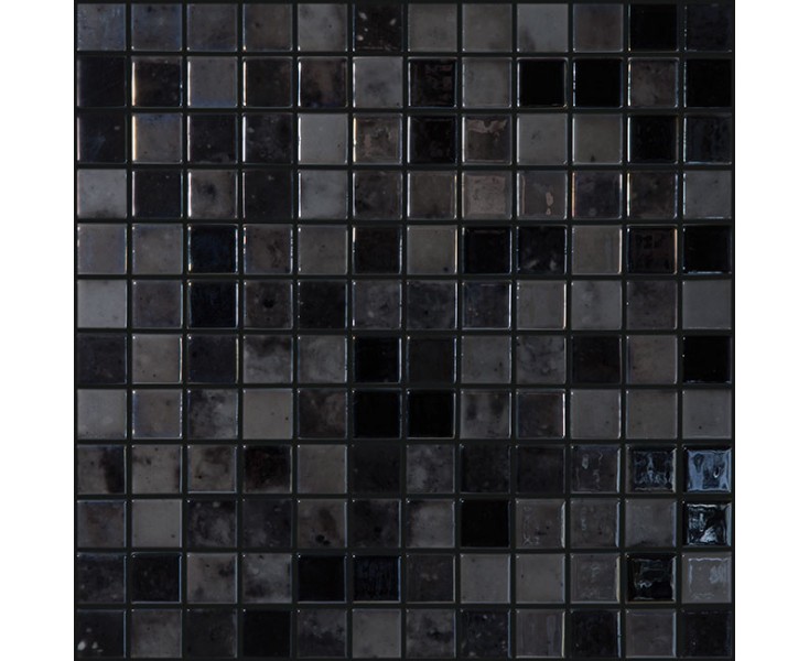VIDREPUR GRESITE 407 LUX ANTHRACITE ANTID. MESH 25x25  