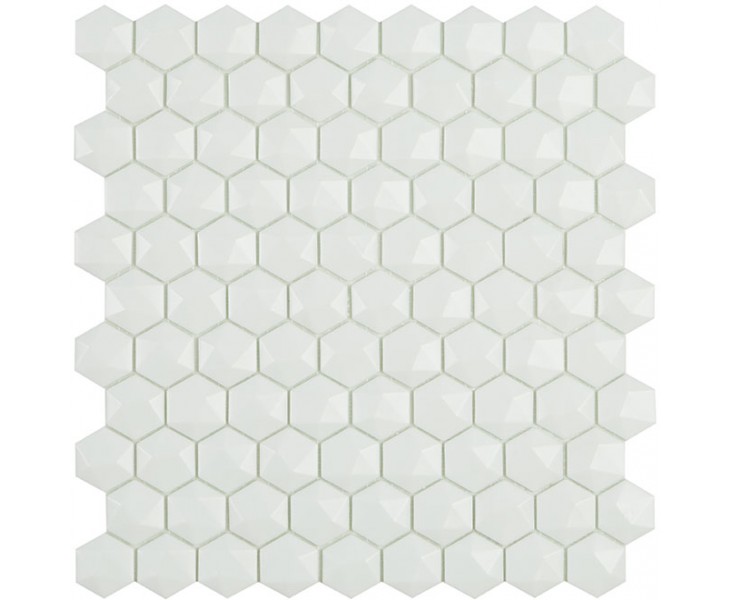 VIDREPUR GRESITE 910 / D MATT WHITE HEX 35x35