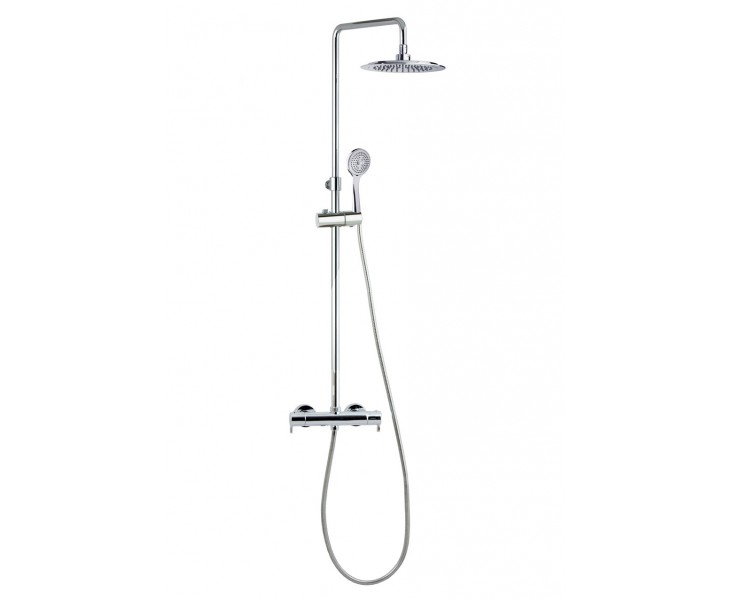 COLUMNA DRAKO DUCHA TERMOSTATICA 240mm CROMO