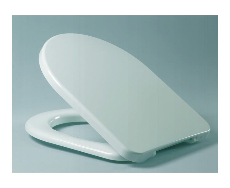 SEAT WC CARDIFF BEACH DUROPLAST D-SHAPE 1900GR BL.  