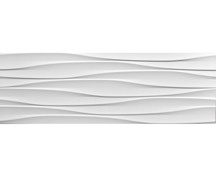 SUPERWHITE WIND MATT RECT. 30x90