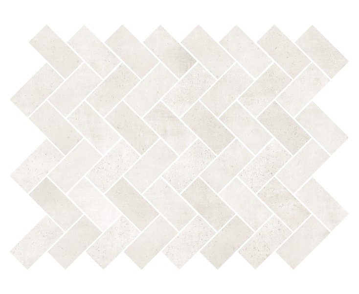 MOSAICO SPIGA BOREAL WHITE 34x25  