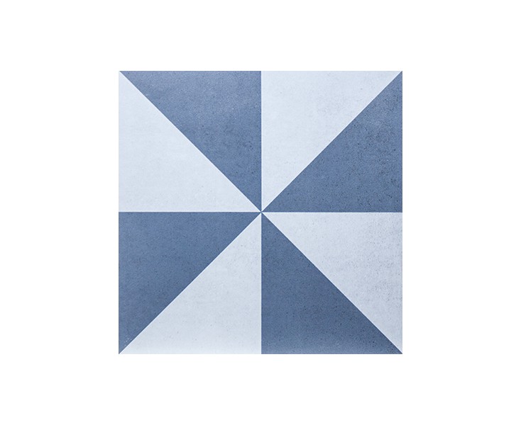GEOMETRIC DEC. 5 BLUE 20x20  