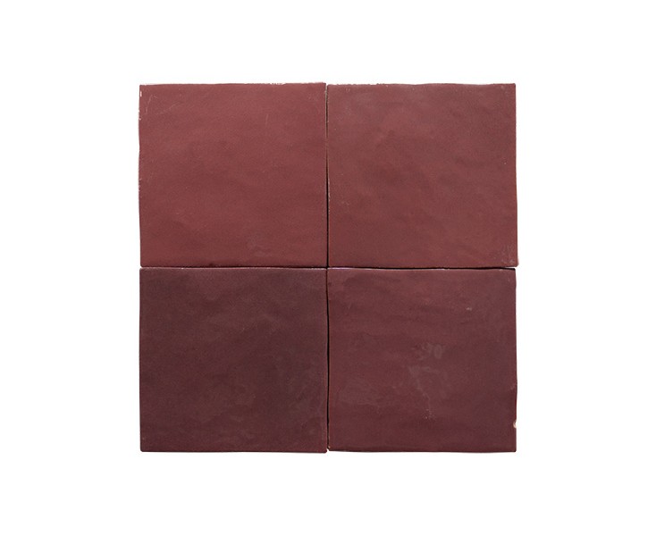 ZELIJ BORDEAUX 10x10  