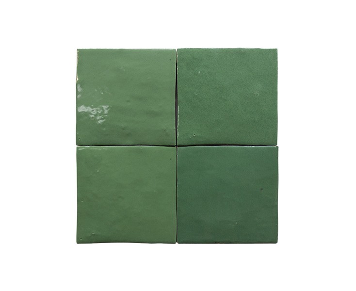 ZELIJ GREEN BOTTLE 10x10