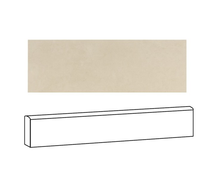 NATURAL CREAM ZOCALO 8x59  