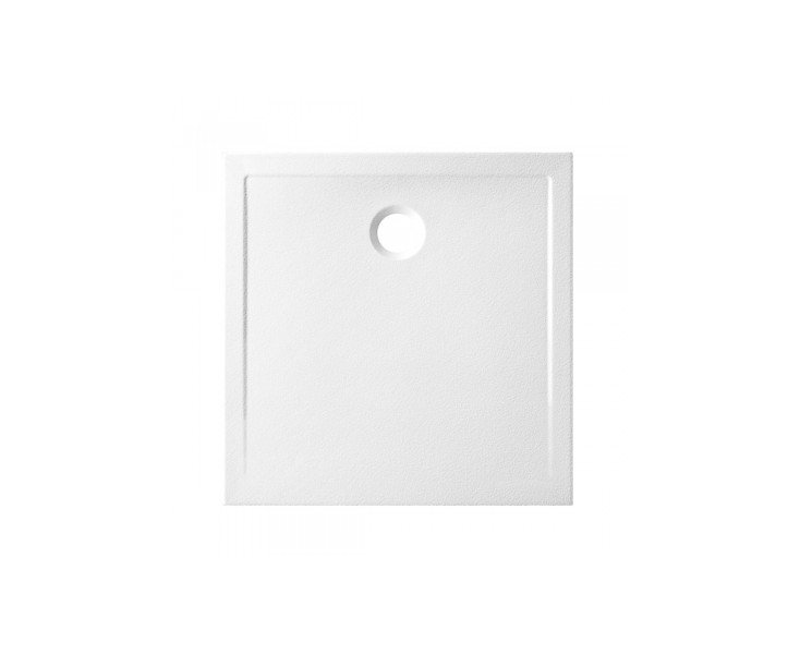 PLATO DUCHA PORCELANA STEPIN 090x90x3 BLANCO