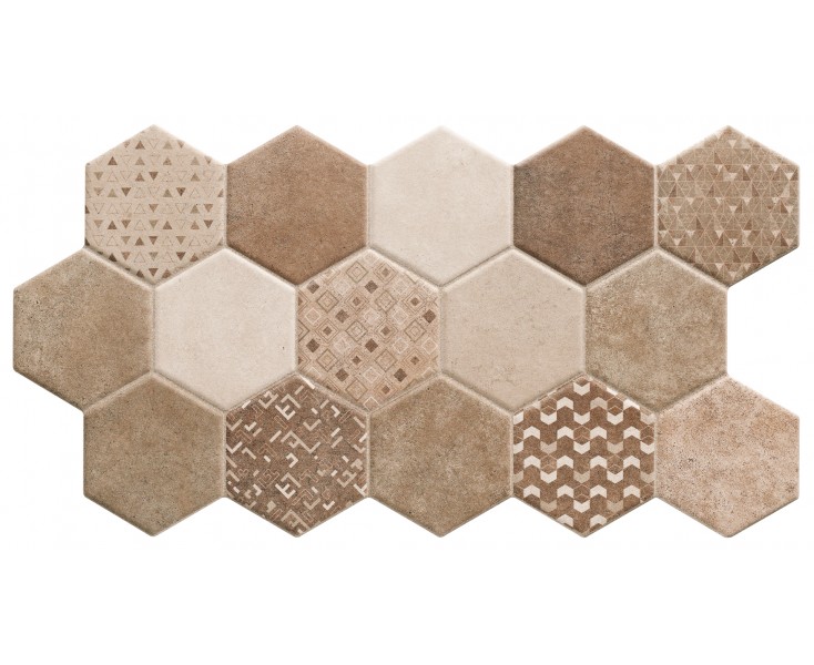 HABITAT HEX SAND 26.5x51  