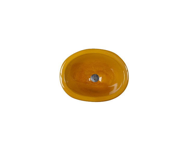 FERRES FREGADERO LAVABO VIDRIADO CABRERA 52-AMARILLO 48x38