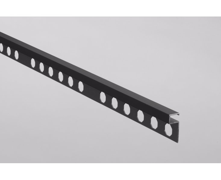 NOVOLISTEL-3 ALUM 12x2500 ANOD. BLACK MATTE-90  
