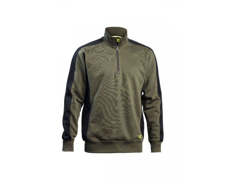 SWEATSHIRT HZ EAGLE C5770 MILITARY GREEN / BLACK T-L OFFER