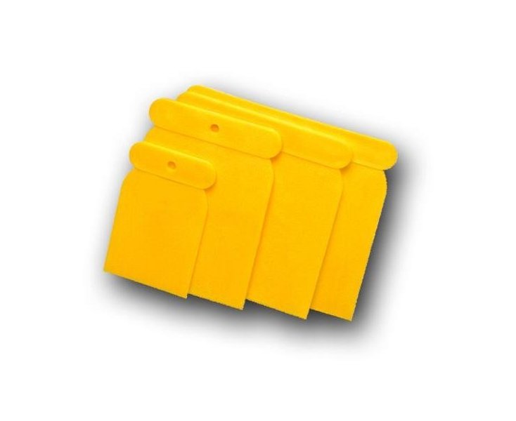 ESPATULA CARROCERO BLISTER 4UD PLASTICO
