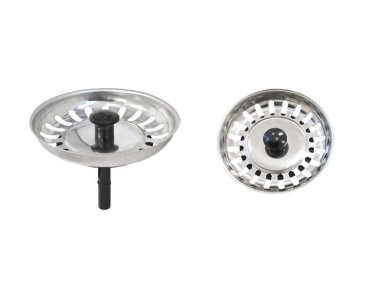 STAINLESS FILTER GRILLE. BASKET Ø80MM PLAST PIN  