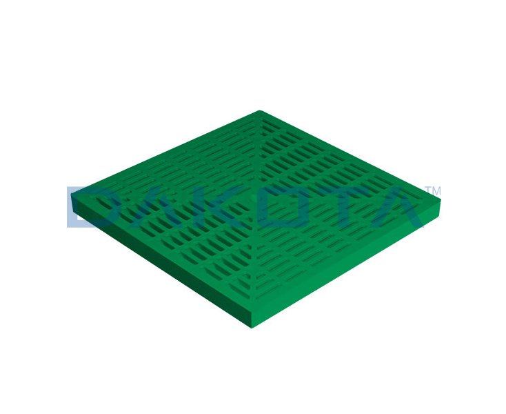 REJILLA SIN CERCO PVC 30x30 VERDE