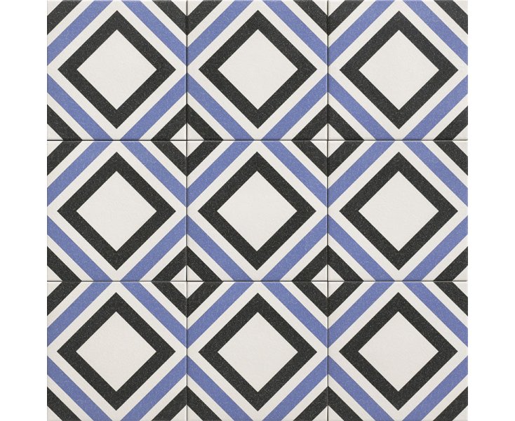 BELFAST BLU DECORADO C2 20x20