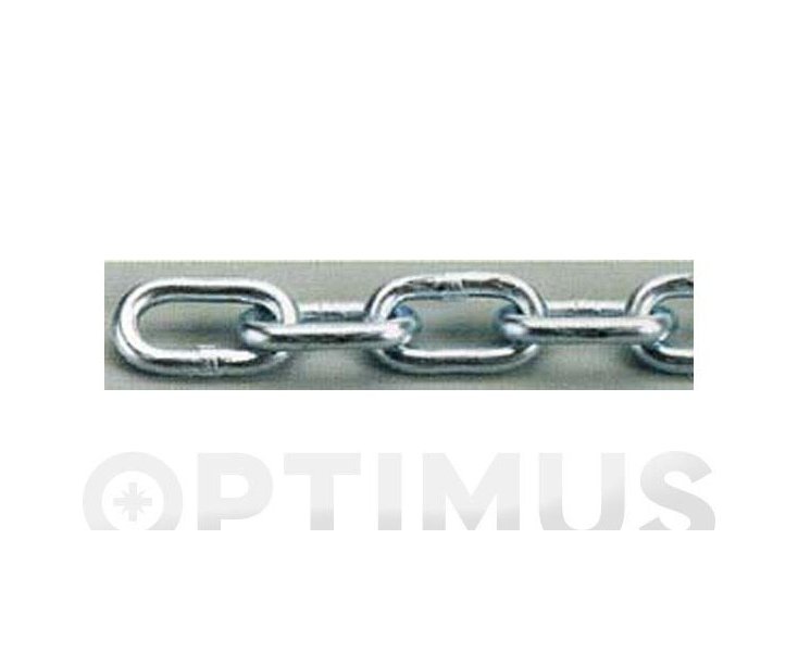 OVAL CHAIN ZINC COATED 3.0 MM  