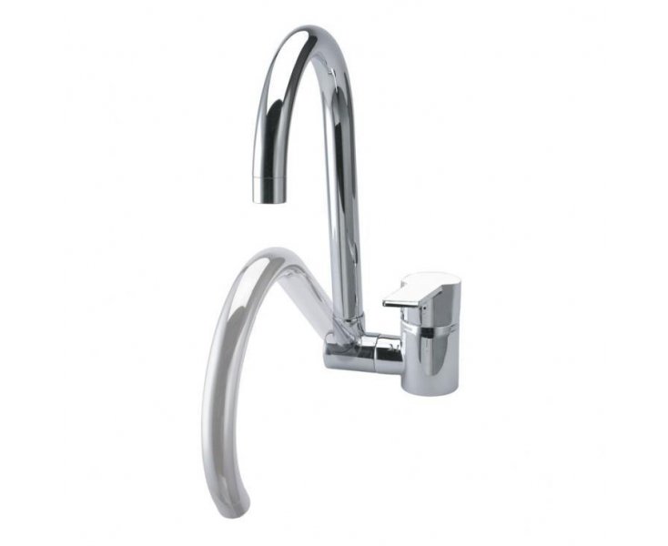 SINGLE LEVER RS-Q CHROME FOLDING PIPE SINK  