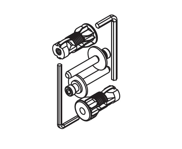 FIXING ASSEMBLY HINGE CUSHION FAN CUSHION FASTENING