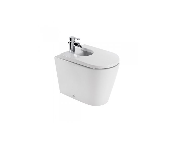 BIDE URBY PLUS MONOBLOC C/ORIFICIOS P/TAPA BLANCO