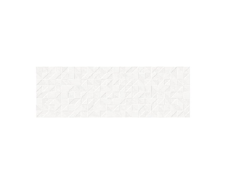 ORIGAMI WHITE RECT. 25x75