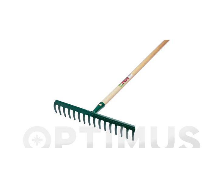 RAKE 16 CURVED TEETH 8x40 WITH WOODEN HANDLE OFFER  