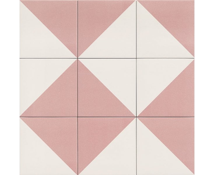 FIRED MIDDLE PINK C2 20x20  