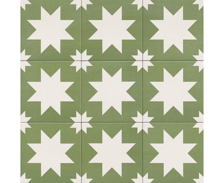 FIRED STAR GREEN C2 20x20