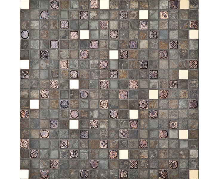 MOSAICO IMPERIA NEPAL BRONZE (1.5x1.5) 30x30x0.8  