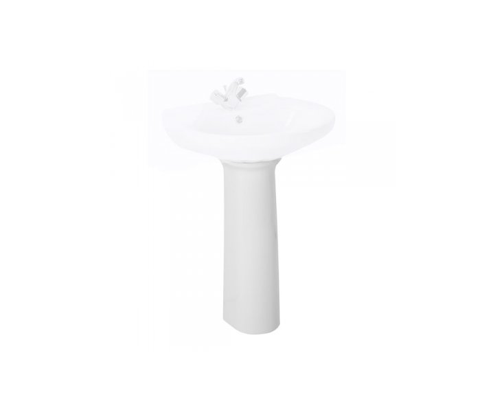 PEDESTAL BENISSA WHITE  