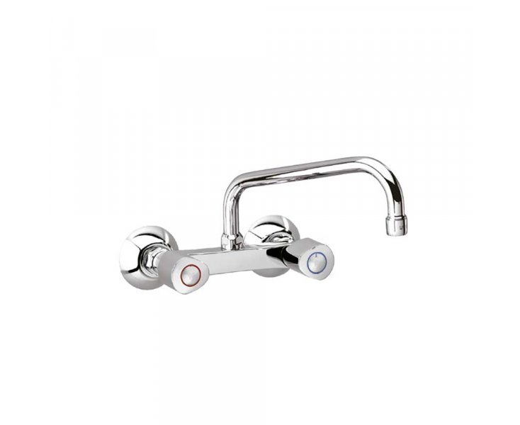 BIMANDO ECO WALL SINK SWIVEL SPOUT CHROME