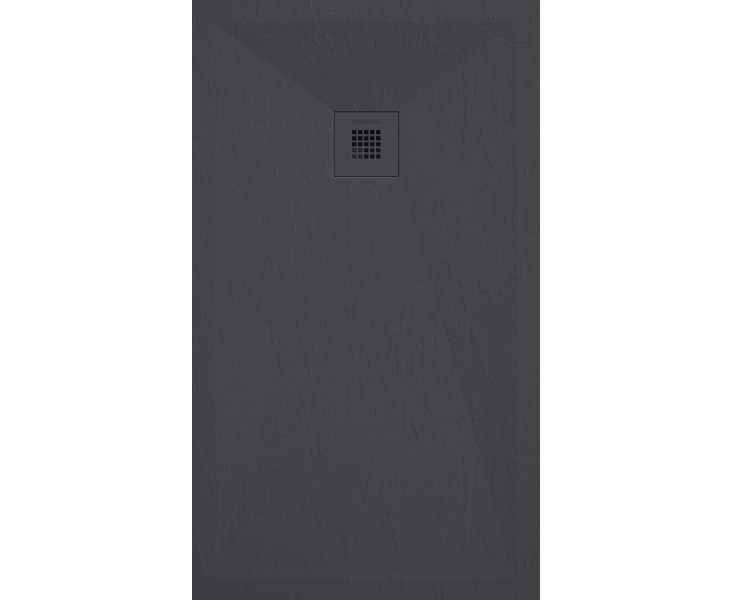 SHOWER TRAY STONE PLUS 112x70 ANTHRACITE SLATE  
