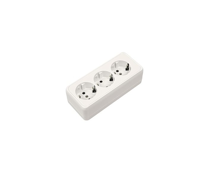 BASE 3 TOMAS HEPOLUZ T/T 16A SERIE 65