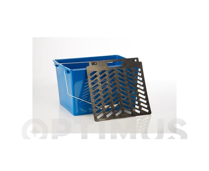 CUBETA PINTOR 16L CON REJILLA AZUL