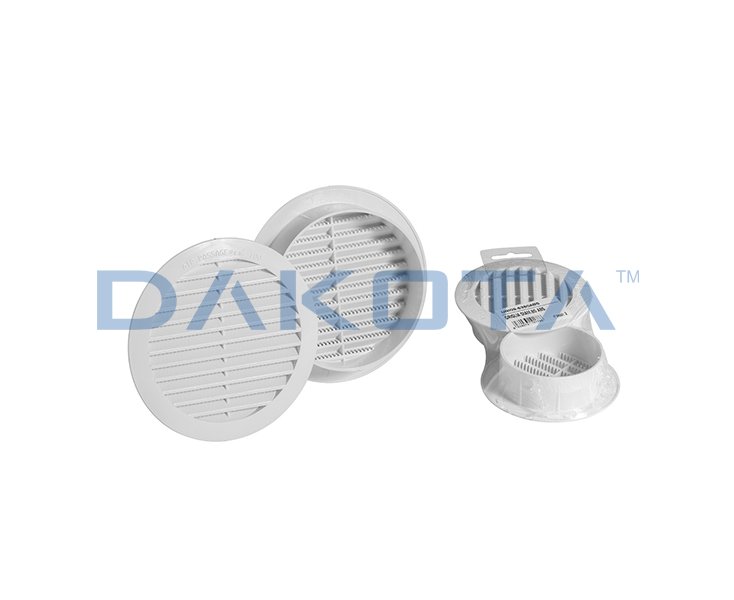 REJILLA PVC REDONDA FIJA D.060 ABS