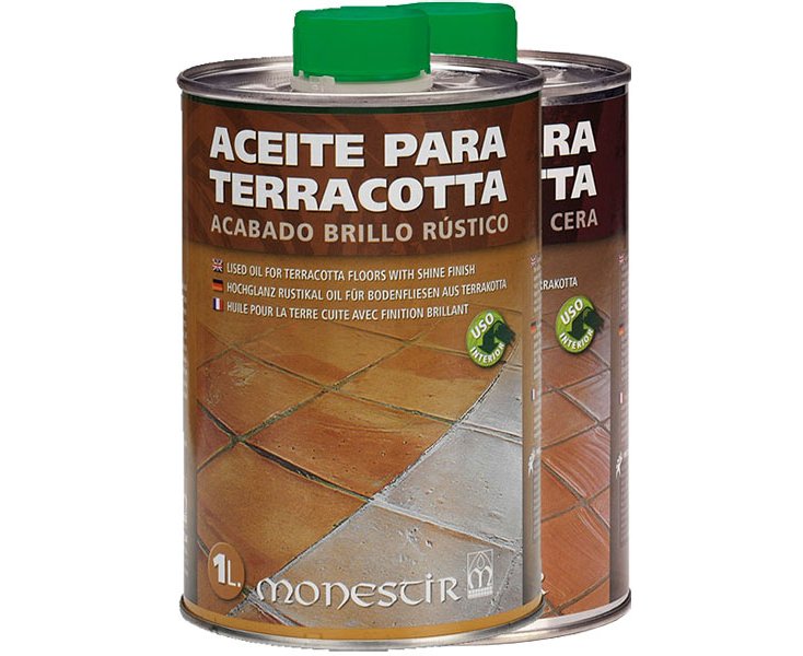 OIL TO TERRACOTA MATE TO WAX 1l.