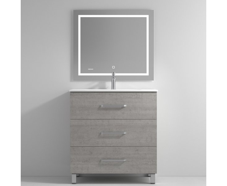 FUJI 060 3C INDUSTRIAL CEMENT CABINET WITH BASIN AND MIRROR