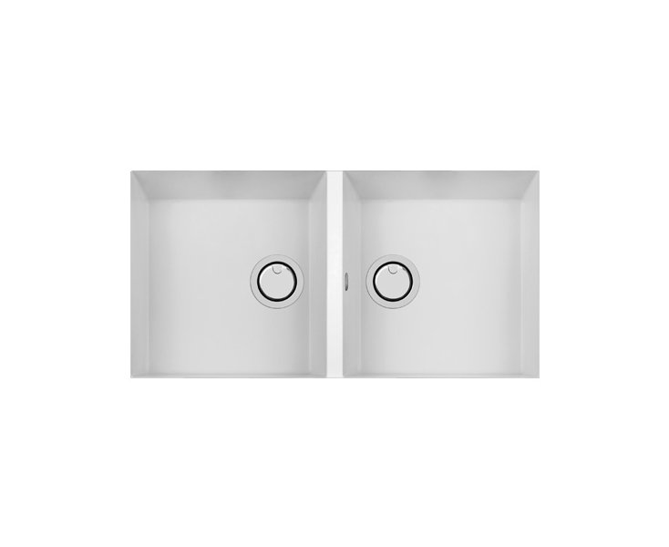 QUADRA BE DOUBLE SINK 860x435 WHITE MILK