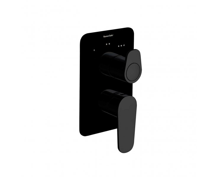 SINGLE LEVER ALEXIA BATHROOM / SHOWER RECESSED 3WAYS S / KIT MATT BLACK  